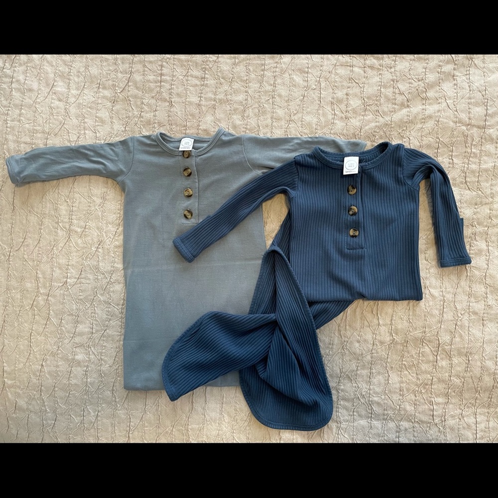 Lou Lou Newborn Knotted Gowns - 2